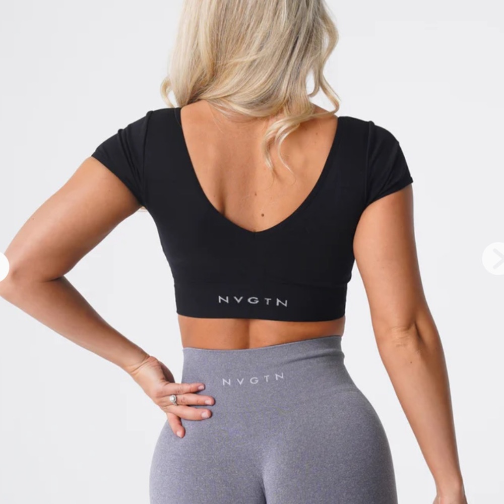 NVGTN Black Serene Seamless Bra